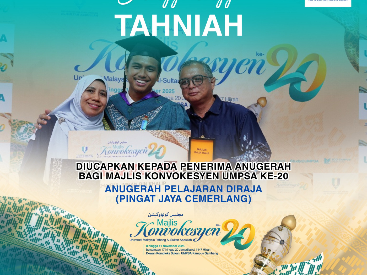 BSD Graduates Receive University and Faculty Awards at UMPSA’s 20th Convocation Ceremony