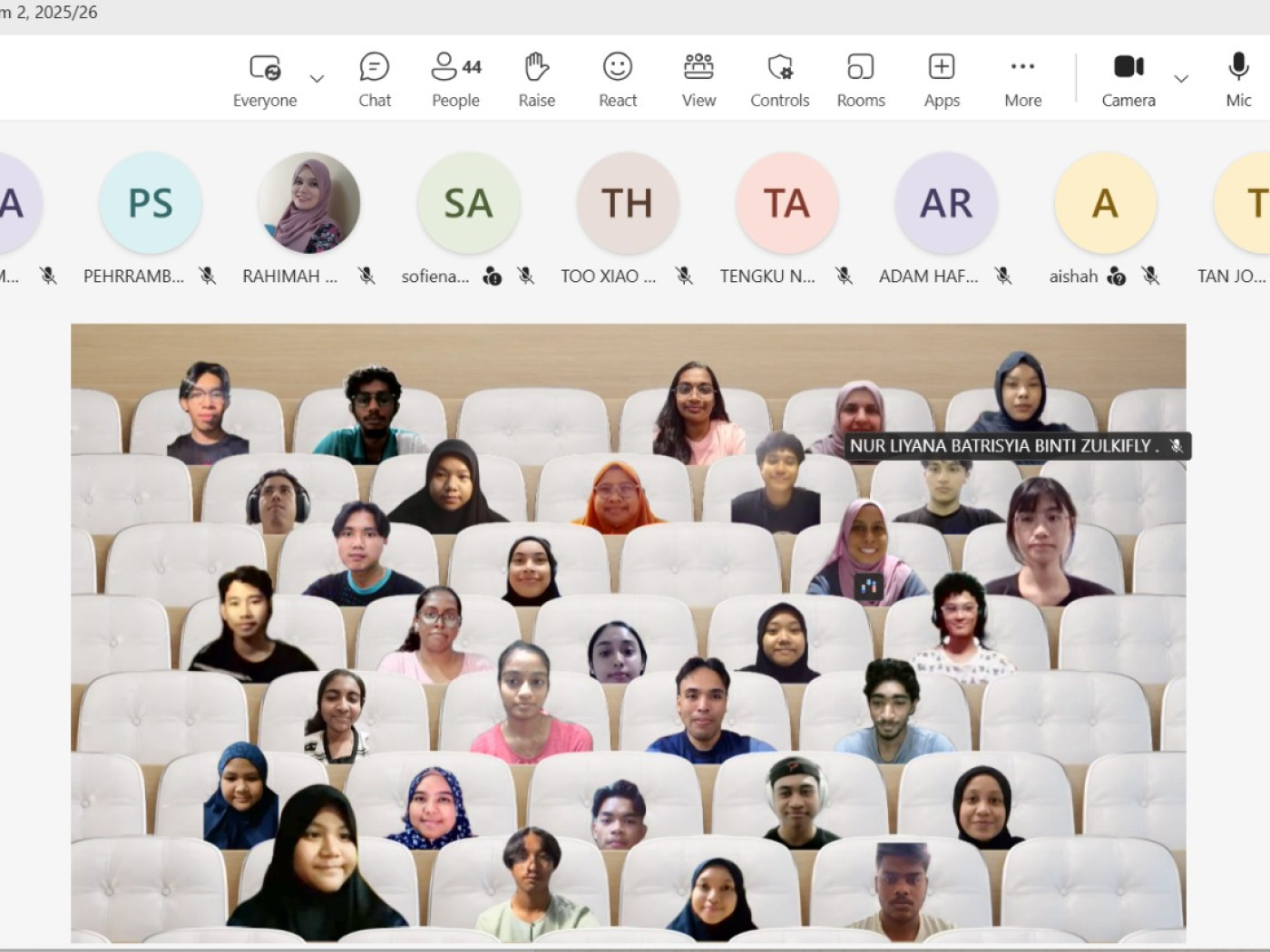 PSM UMPSA through Essential Engineering Mathematics course Hosts Global Classroom with  Lecturer from Princess Nourah bint Abdulrahman University